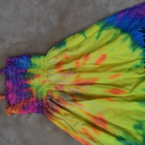 Girls Rainbow Tie Dye Dress Size 2T Summer Beach Montauk - Picture 3 of 7